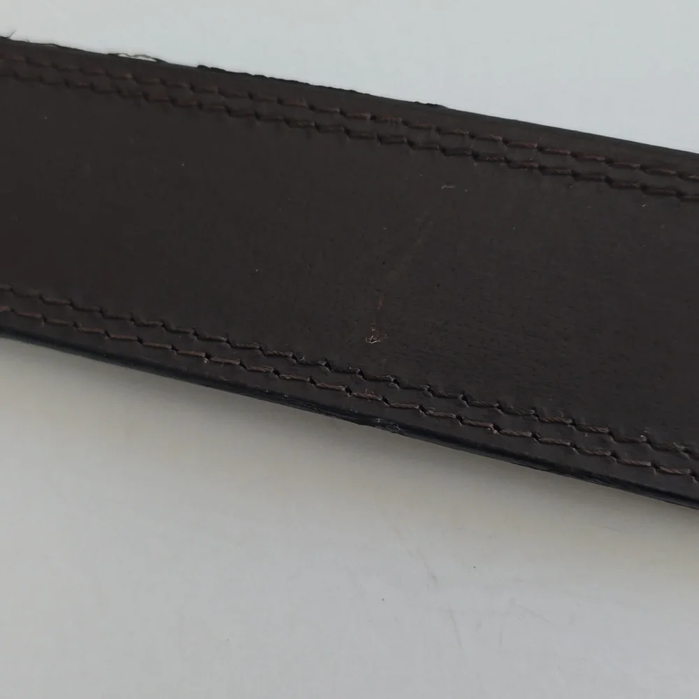 C.E. Schmidt Workwear Men's Reversible Brown Black Leather Belt Size 36
